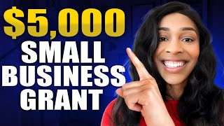 5000 SMALL BUSINESS GRANT APPLY NOW [upl. by Oderfigis989]