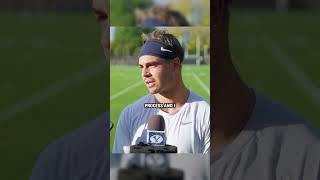 GAME WEEK — Arizona  post practice interviews  Crew Wakley byufootball gocougs [upl. by Tuttle]