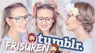 Einfache TUMBLR Frisuren für JEDE HAARLÄNGE 💇🏼  ViktoriaSarina [upl. by Yngiram67]