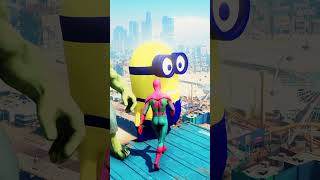 GTA 5 PINK SPIDERMAN VS MINION EP 60 [upl. by Nahsor]