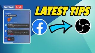 🔴How to Add FACEBOOK Live Comments to OBS Studio✅ [upl. by Yahsel]