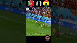 Portugal VS Ghana 2022 World Cup Match youtube shorts football [upl. by Monie]