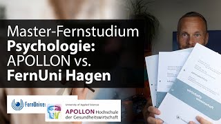 Fernstudium Master Psychologie FernUni Hagen vs APOLLON – berufsbegleitend studieren [upl. by Eemiaj]