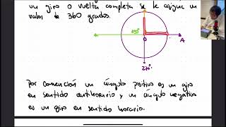 Ángulos medida angular y función coseno [upl. by Einnos]