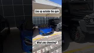 What you choosing cars gym dubai binous lamborghini [upl. by Nonnahc]