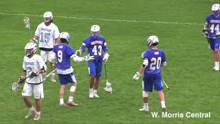 Jake Wornow 2018  Westfield HS Lacrosse Highlights from Spring 2017 [upl. by Aletse]