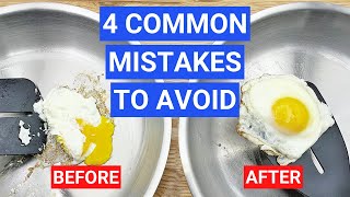 Food Sticking to Stainless Steel Pans 4 Common Mistakes to Avoid [upl. by Ahpla]