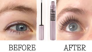 Best Drugstore Mascara Showdown Maybelline Sky High Mascara Essence Lash Princess Mascara amp More [upl. by Sokcin289]