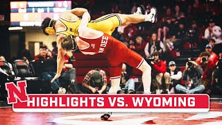 Wyoming at Nebraska  Highlights  Big Ten Wrestling  Jan 6 2024 [upl. by Orestes]