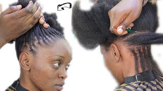 Step By Step  How To Start  TEMPORARY DREADLOCKS  Beginners Tutorial PART 1 [upl. by Kristof219]