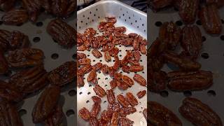 Chef’s secret to making the glossiest candied pecans [upl. by Harikahs]