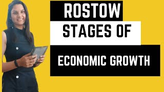 Rostow Stages of Economic Growth  UGC NET ECONOMICS  UPSC  PGT ECO  EVS  MABA GeoEco [upl. by Tonye913]