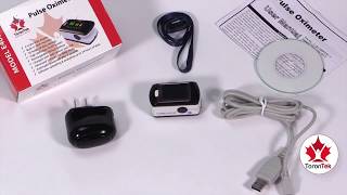 ToronTek E400 pulse oximeter How to charge the battery [upl. by Marva]