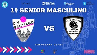 SENIOR MASCULINO Club Voleibol Santiago VS Club Voleibol Rianxo [upl. by Yim]