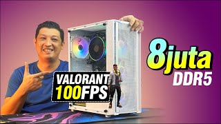 534 RAKIT PC GAMING masa depan DDR5 bisa 5thn tanpa UPGRADE  AMD Ryzen 7600x [upl. by Tham]