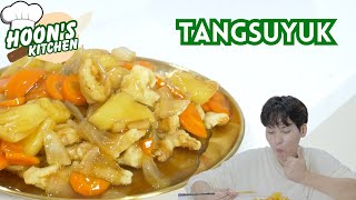 RESEP TANGSUYUK SEPERTI RESTO KOREA l Hoons Kitchen [upl. by Meredith]