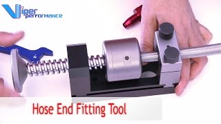 Braided hose fitting crimping tool by VIPER PERFORMANCE [upl. by Odlavso]