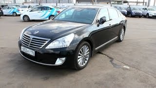 2013 Hyundai Equus Elite Start Up Engine and In Depth Tour [upl. by Esilec]