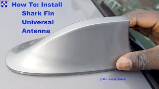 How To Install Shark Fin Universal Antenna [upl. by Evelunn]