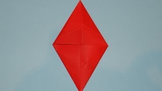 How To Make An Origami Christmas Diamond [upl. by Yahs]