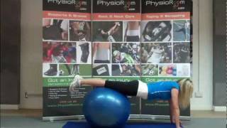 How to use Gym Balls by PhysioRoomcom [upl. by Artapoelc343]