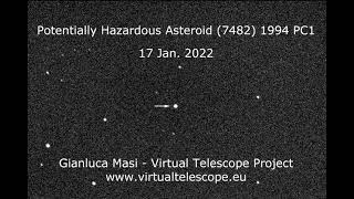 Potentially Hazardous Asteroid 7482 1994 PC1 [upl. by Downall664]