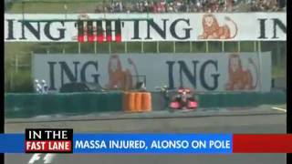 Massa stable after high speed crash [upl. by Dabney]