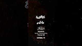 Surah Ghafir Verse 18  Obaida Muafaq  ASIFIQBALTV [upl. by Purdy]