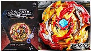 BEST PRO RELEASE NEW Lord Spryzen Around Fusion Beyblade Burst Pro Series Review [upl. by Poulter]