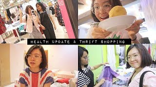 VLOG Health Update Thrift Shopping  Vegan Burger [upl. by Eliza225]