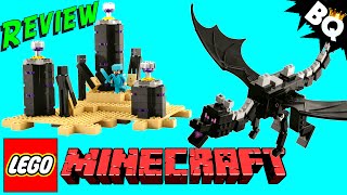 LEGO Minecraft Ender Dragon 21117 Review  BrickQueen [upl. by Airakaz738]