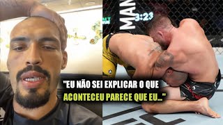 Bruno Blindado REAGE a sua DERROTA no UFC e FALA que não sabe o MOTIVO de ter LUTADO TÃO MAL [upl. by Arly550]