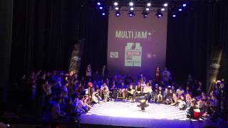 Multi Jam XL 2015 Bgirl Terra vs Joran Qualifier [upl. by Enirok]