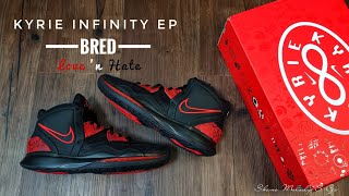 Unboxing BRED 2022 Kyrie Infinity EP [upl. by Deehahs]