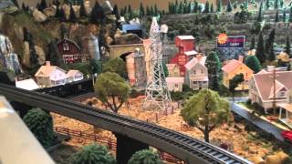 HampD Model Railroad Helicopter Tour [upl. by Kisung]