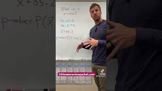 AP Statistics Exam Tip  what is a pvalue apstats apstatistics apexams apexamprep [upl. by Gilroy]