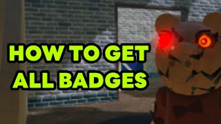 HOW TO GET ALL BADGES IN PIGGY MISERABILITY [upl. by Demona731]