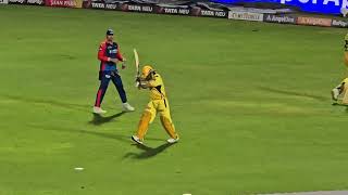 MS Dhoni Entry at Visakhapatnam IPL 2024 ipl2024 dcvscsk msdhoni 128db recorded at Vizag [upl. by Anelac]