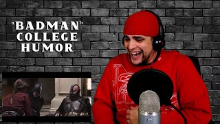 College Humor  Batman Cant Stop Thinking About Sex REACTION Batman Got Some Issues 🤣🤣🤣 [upl. by Haden]