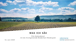 «Was ich säe» – ein Filmgottesdienst aus Niederhasli–Niederglatt [upl. by Ainer878]