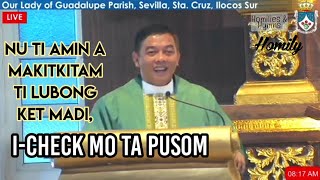 YOUR FAMILY CAN BECOME A PARADISE  Ilocano Homily  Fr Rufo Abaya [upl. by Aiuoqes]