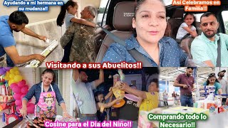 Por esta Razón Me Ausente🫣Celebramos el Día del Niño🥳Cosine para Todos👩🏽‍🍳Visitando a sus Abuelos🥰 [upl. by Knuth]