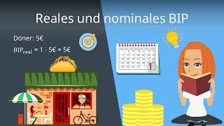 Reales und nominales BIP Bruttoinlandsprodukt einfach erklärt [upl. by Opiuuk280]