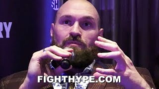 TYSON FURY quotVERY BRUTALLY HONESTquot ABOUT WILDERS POWER REVEALS HE SPOKE TO ARREOLA ABOUT HIM [upl. by Heiner]