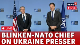 Blinken Meets NATO Chief In Ukraine Talks Ahead Of Trump Transition  Antony Blinken  Mark Rutte [upl. by Nossah]