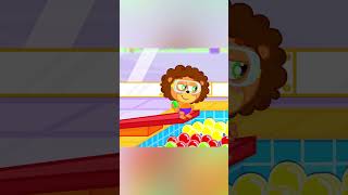 LionET  Cube with colored balls  Cartoon for Kids [upl. by Ahseenyt]