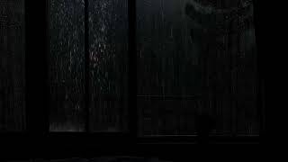 Thundering Outside 🌧️ Stress Relieving Soothing Rain Sounds in Cozy Window Ambience [upl. by Obed]