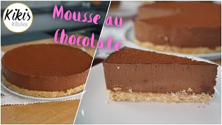 Ohne Backen MousseAuChocolateTorte  so luftig und lecker  No Bake Schokotorte mit Keksboden [upl. by Jara495]