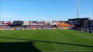 Kibice Korony na stadionie Termaliki BrukBet Nieciecza [upl. by Sidnac193]