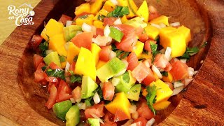 Ceviche de Mango  Fácil y Delicioso  ronyencasa [upl. by Stander]